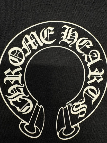 Chrome Hearts Black Zip-Up Hoodie-yf