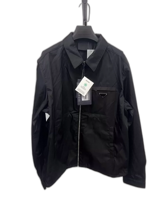 Prada SS21 Logo Zip Long Sleeve Jacket