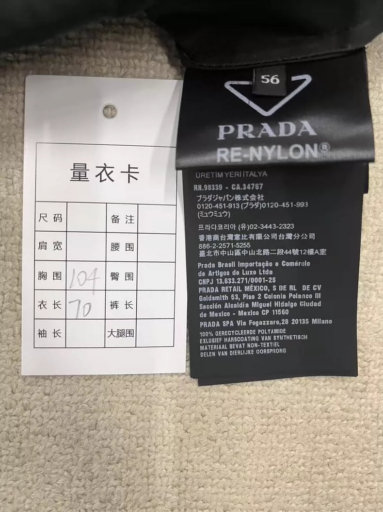 Prada SS21 Logo Zip Long Sleeve Jacket