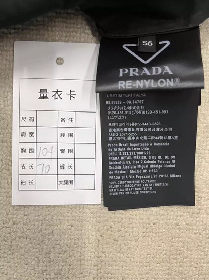 Prada SS21 Logo Zip Long Sleeve Jacket