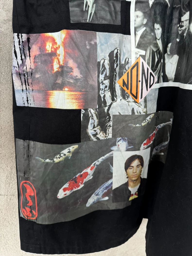 RAF SIMONS 15SS Postcard Print Jacket