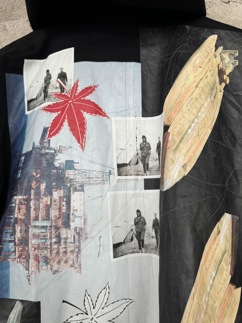 RAF SIMONS 15SS Postcard Print Jacket