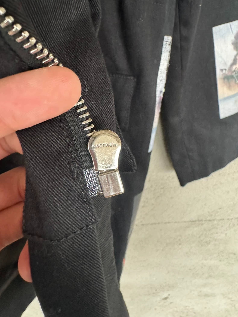 RAF SIMONS 15SS Postcard Print Jacket