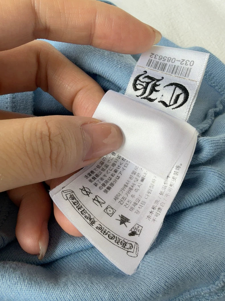 Chrome Hearts Blue Short Sleeve T-Shirt