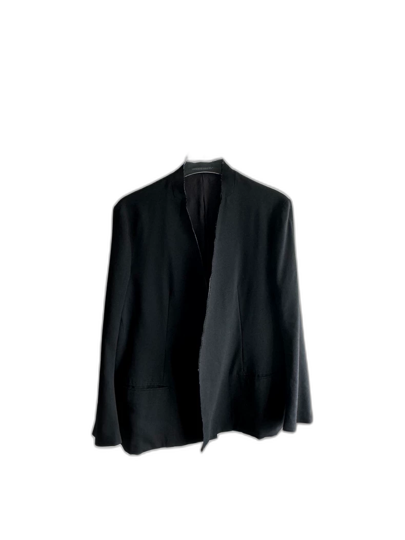 Yohji Yamamoto Wool Unstructured Blazer