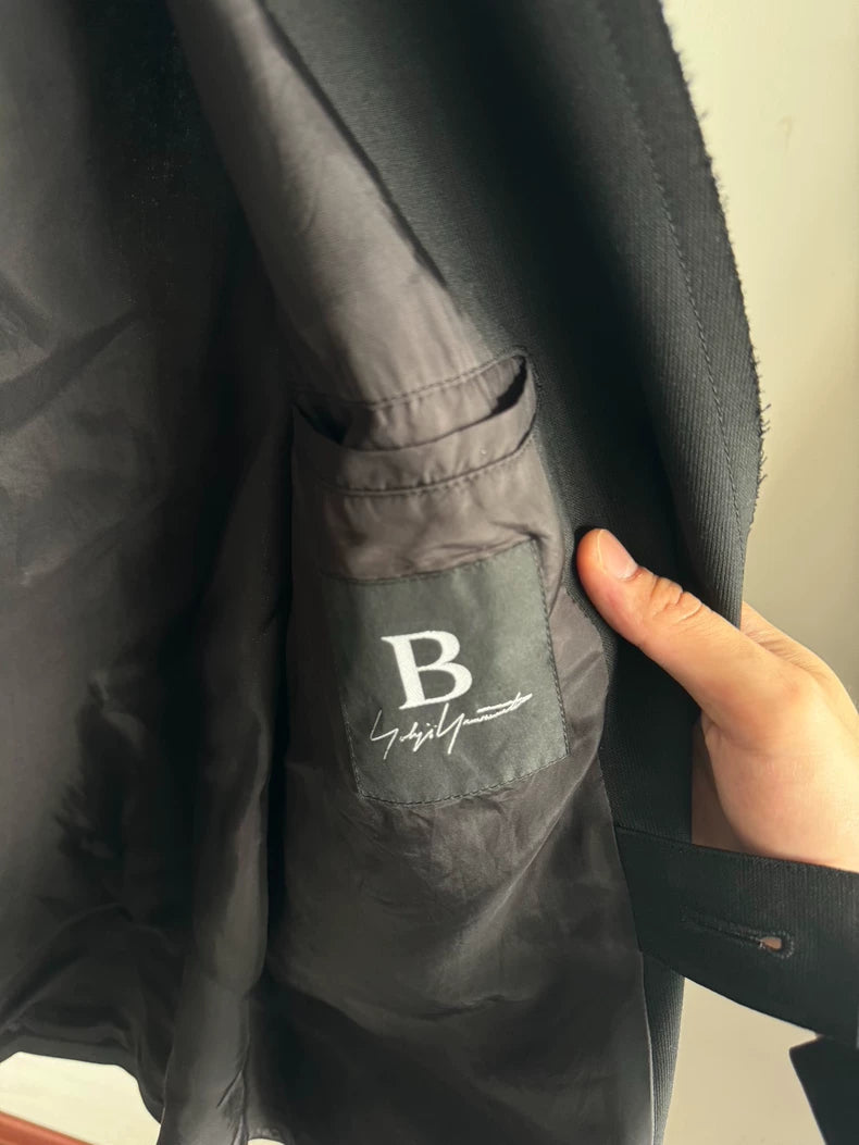 Yohji Yamamoto Wool Unstructured Blazer