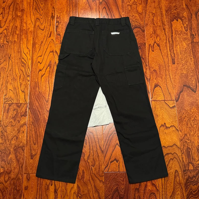Chrome Hearts Black Rivet Cargo Pants