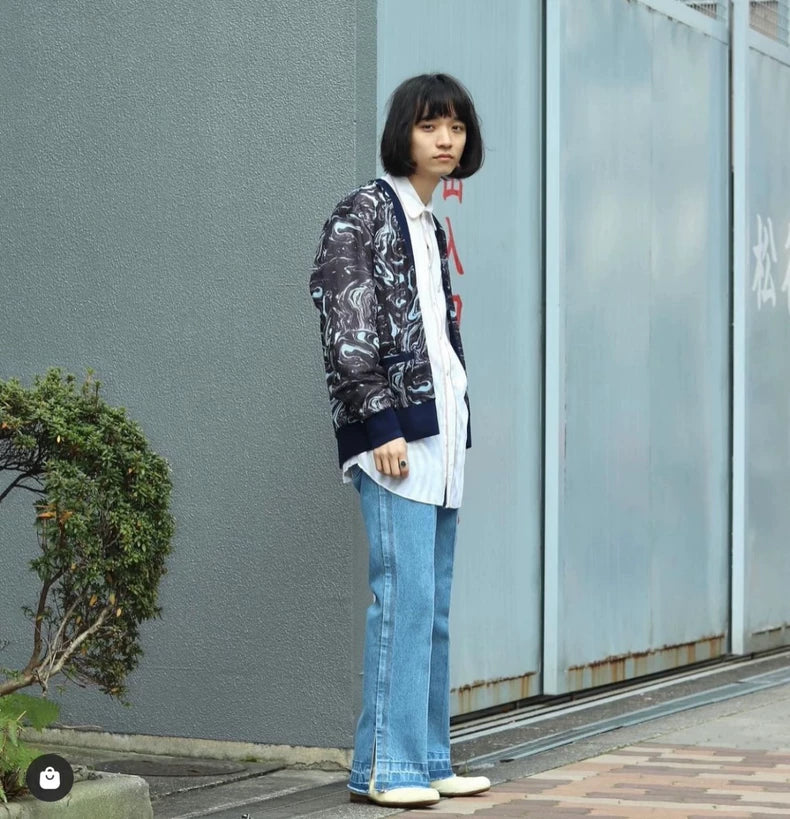 Toga Pulla Reconstructed Flare Jeans