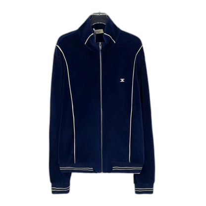 Celine Navy Cotton Zip Jacket
