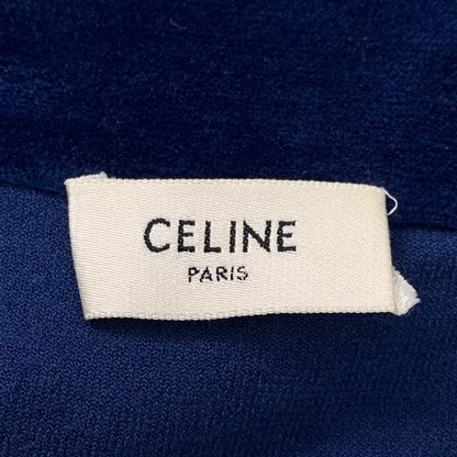 Celine Navy Cotton Zip Jacket