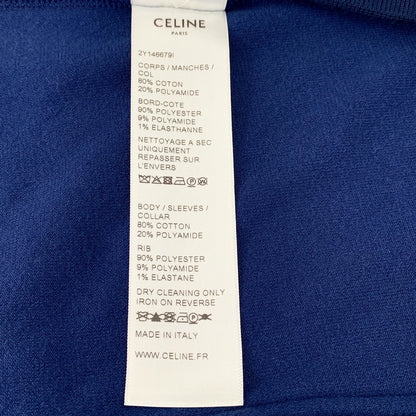 Celine Navy Cotton Zip Jacket