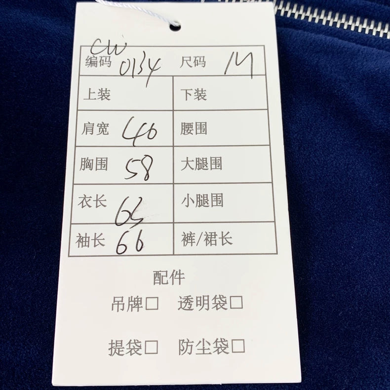 Celine Navy Cotton Zip Jacket