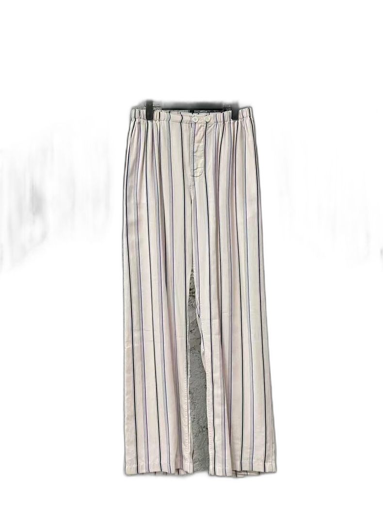 Celine Silk Striped Pants