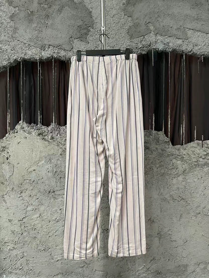 Celine Silk Striped Pants
