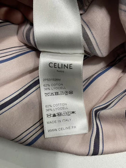 Celine Silk Striped Pants
