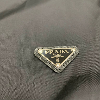 Prada Black Triangle Logo Coach Jacket