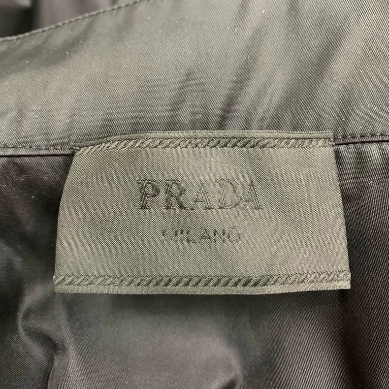 Prada Black Triangle Logo Coach Jacket