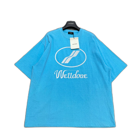 WE11DONE Reflective Logo Short Sleeve Shirt-zp