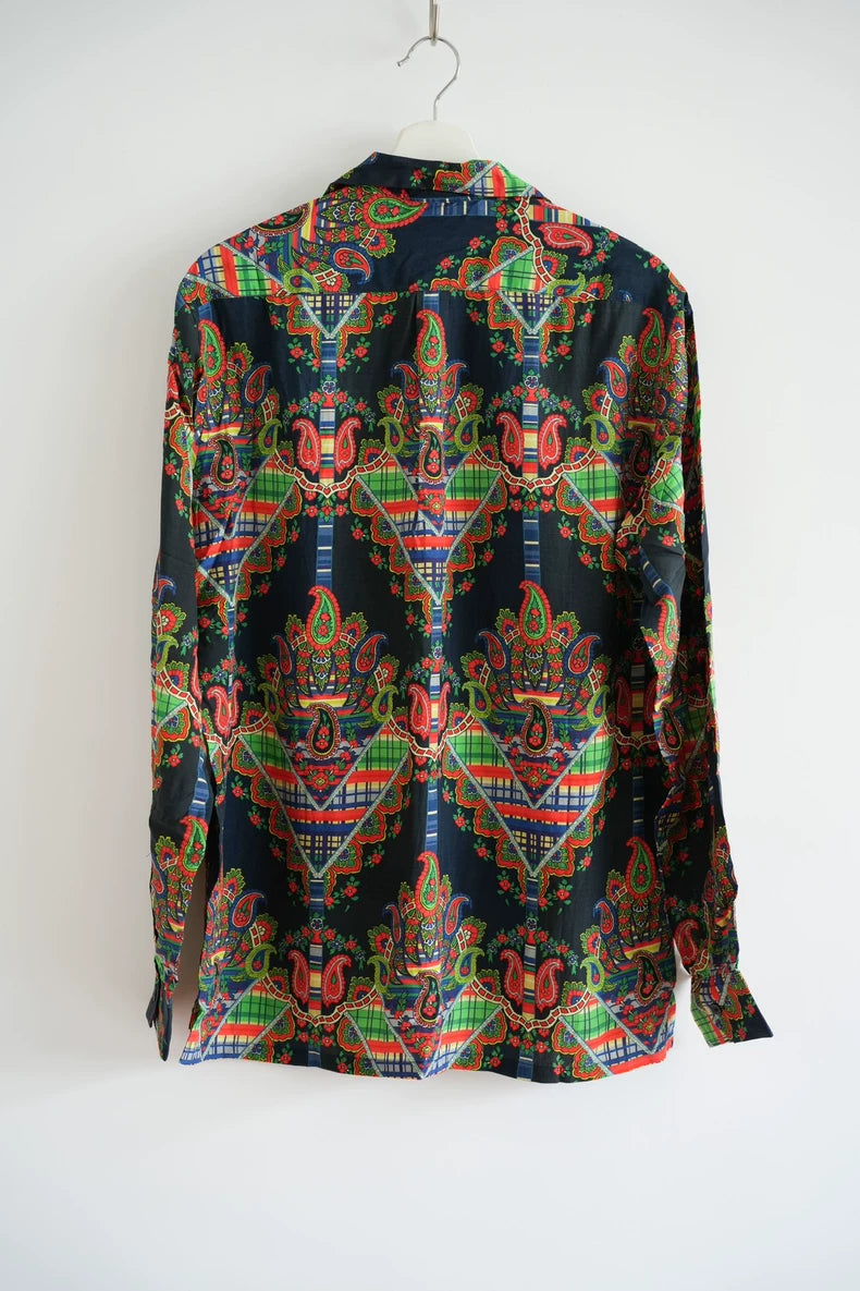 Yohji Yamamoto 2004 Floral Silk Shirt