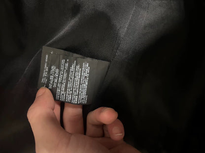 Saint Laurent Navy Double-Breasted Coat