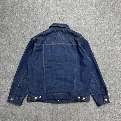Gucci Embossed Denim Jacket-zp