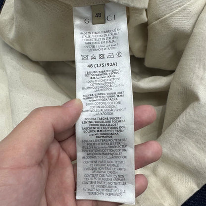 Gucci Embossed Denim Jacket-zp