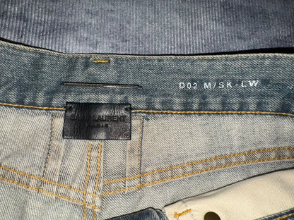 Saint Laurent Distressed Blue Jeans