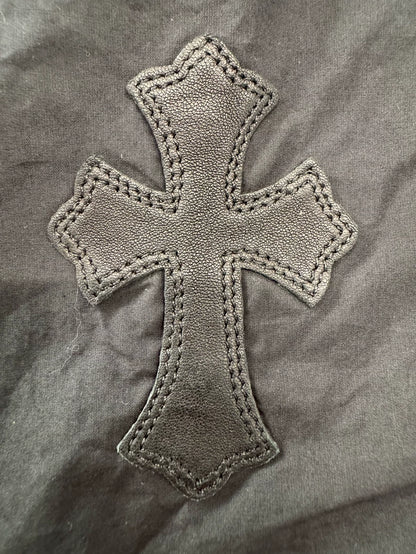 Chrome Hearts Black Batwing Sleeve Shirt-yf