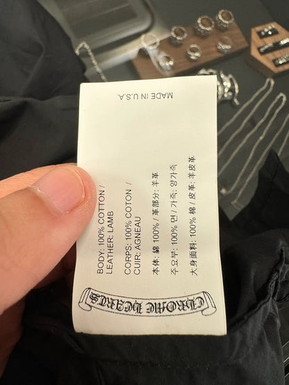 Chrome Hearts Black Batwing Sleeve Shirt-yf