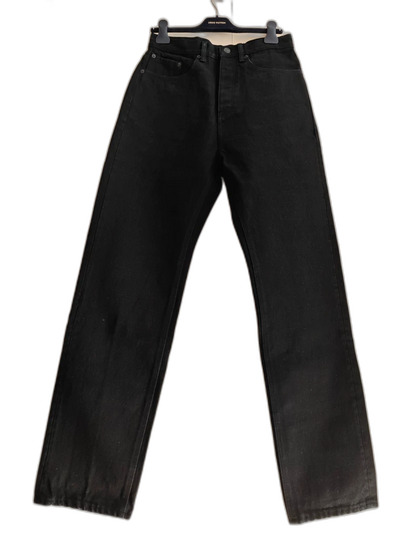 Balenciaga Black Wide-Leg Denim Pants