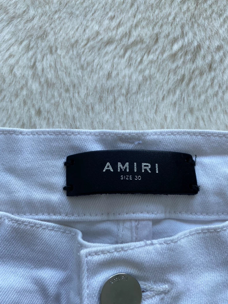 Amiri White MX2 Denim Pants
