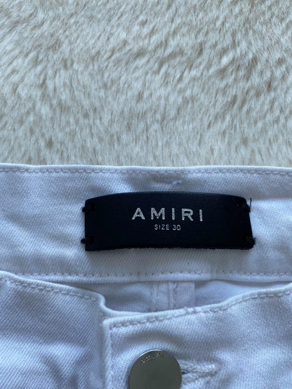 Amiri White MX2 Denim Pants