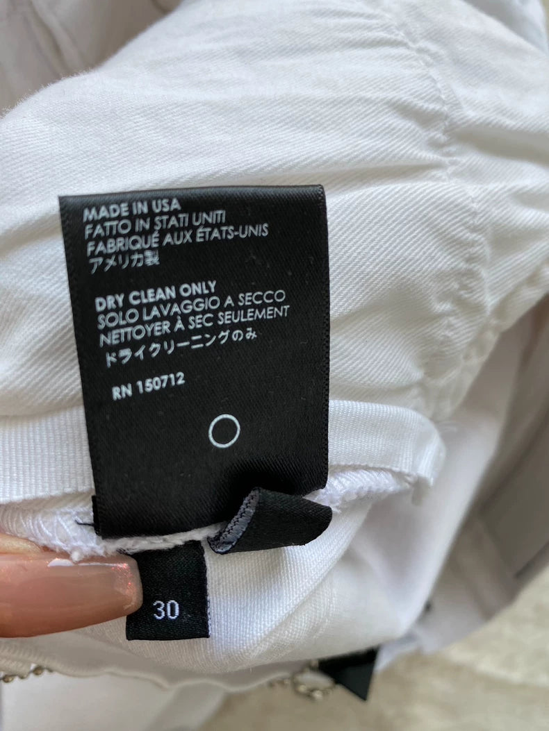 Amiri White MX2 Denim Pants