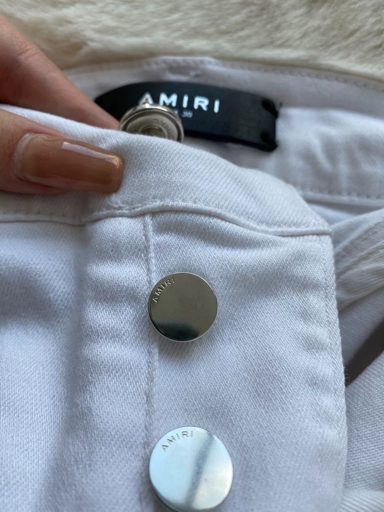 Amiri White MX2 Denim Pants
