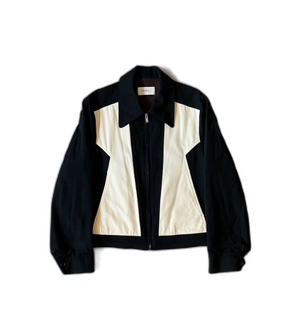 Black and White Western Jacket-zp