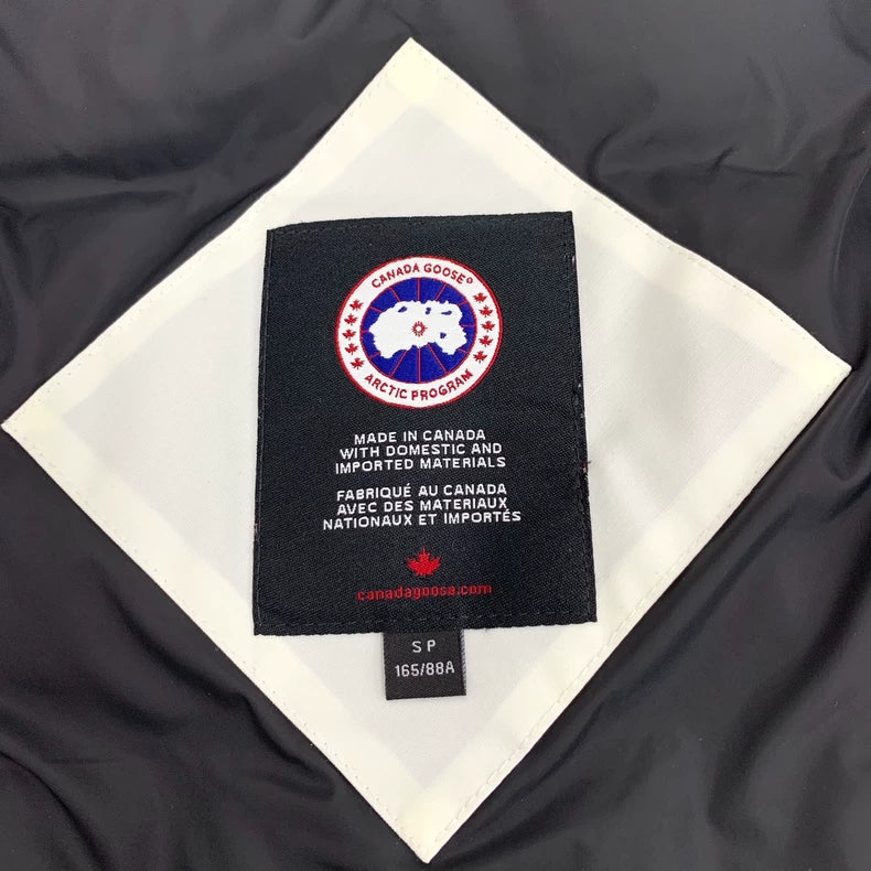 Canada Goose White Fur Hooded Down Jacket-yf