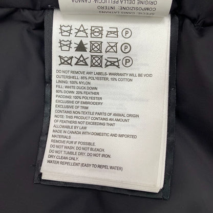 Canada Goose White Fur Hooded Down Jacket-yf