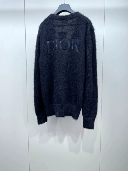 Dior Mohair Embroidered Cardigan