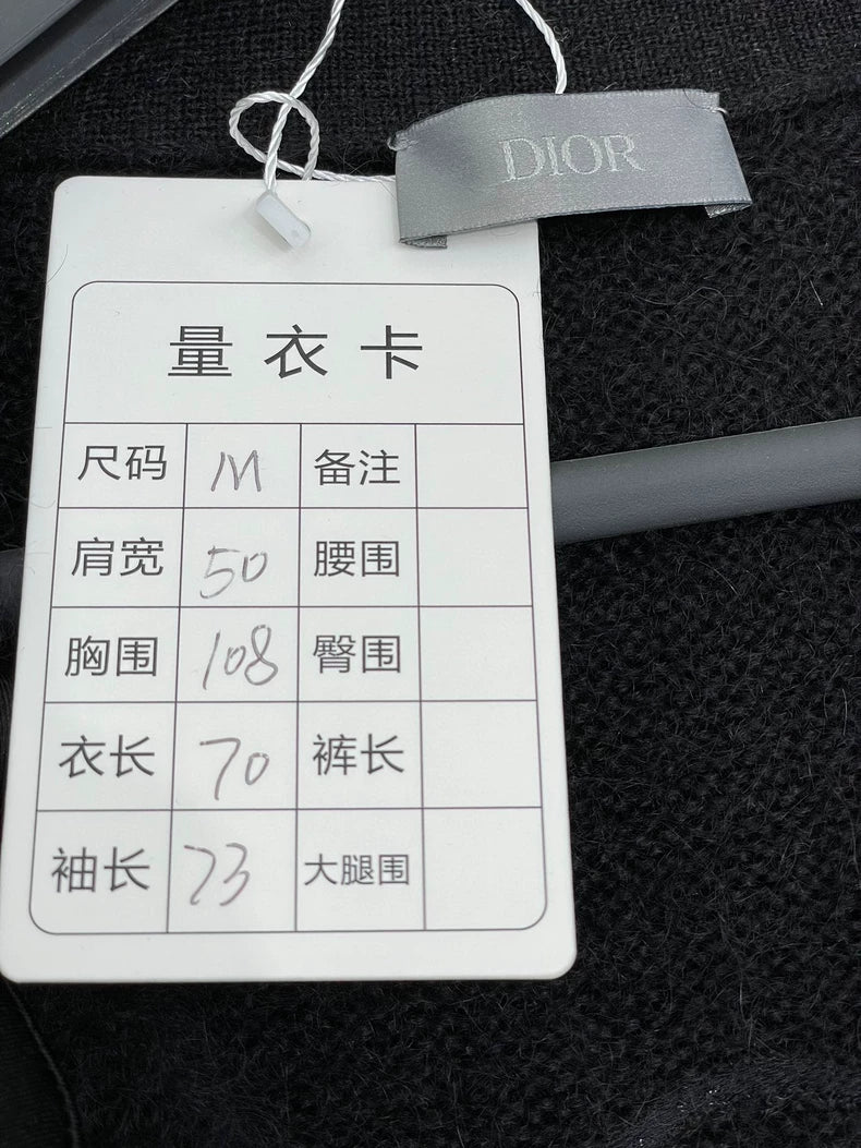 Dior Mohair Embroidered Cardigan