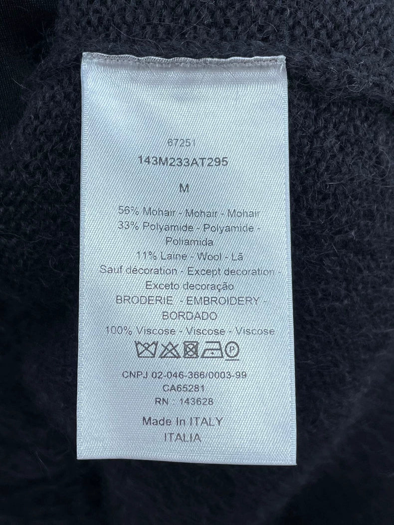 Dior Mohair Embroidered Cardigan