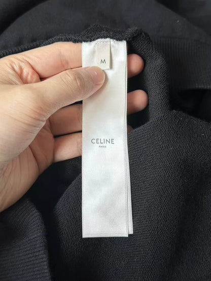 Celine Checkerboard Studded Hoodie