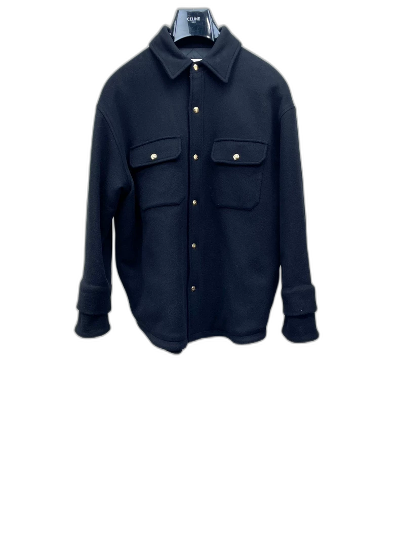 Black Cashmere Celine Coat