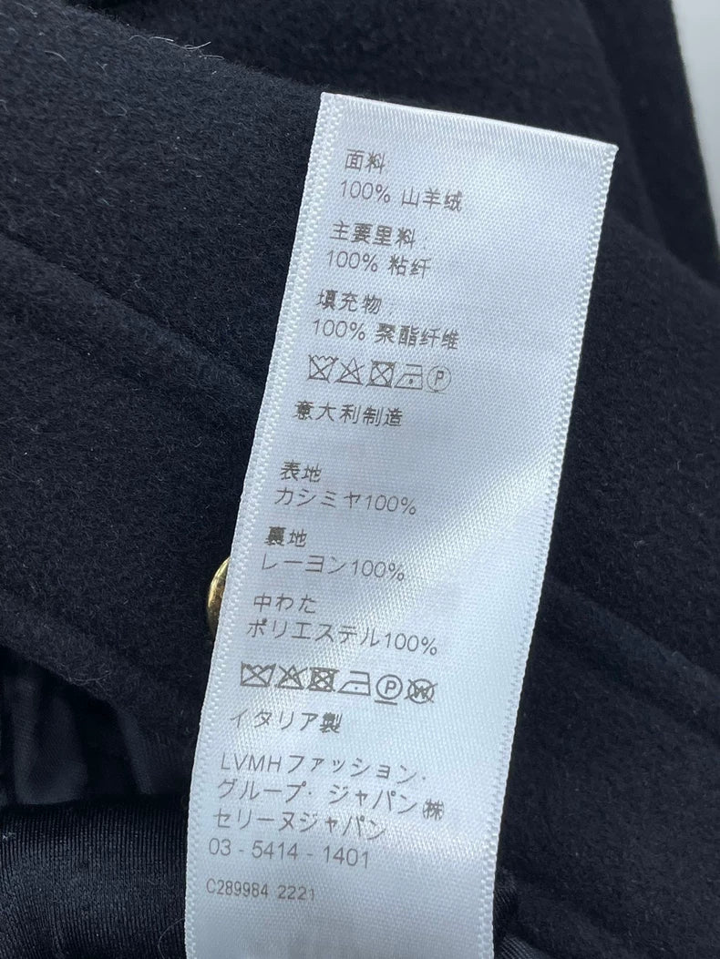 Black Cashmere Celine Coat