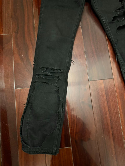 Raf Simons Destroyed Denim Pants