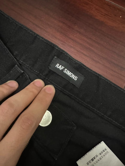 Raf Simons Destroyed Denim Pants