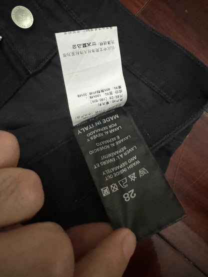 Raf Simons Destroyed Denim Pants
