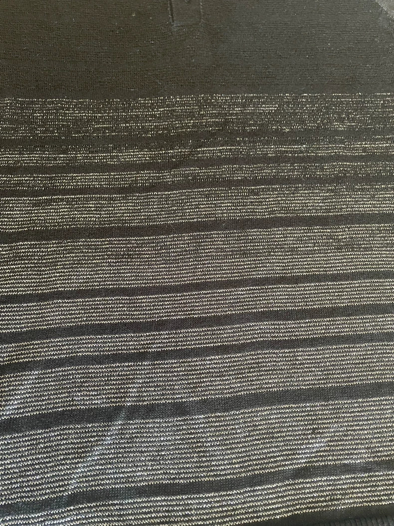 Saint Laurent Linen Striped Polo Shirt-yf