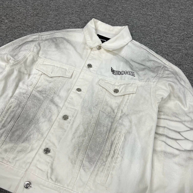 Vintage We11done White Denim Jacket