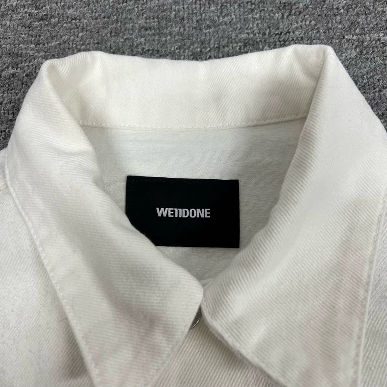 Vintage We11done White Denim Jacket
