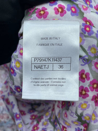 Chanel Pink Sequined Knit Cardigan